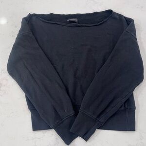 Carbon38 Black Off-the-Shoulder Sweater